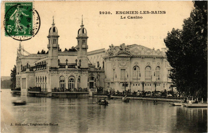 Carte postale ancienne Enghien-les-Bains - Le Casino à Enghien-les-Bains