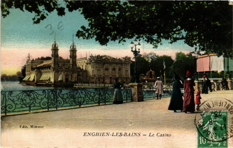 Carte postale ancienne Enghien-les-Bains -Le Casino à Enghien-les-Bains