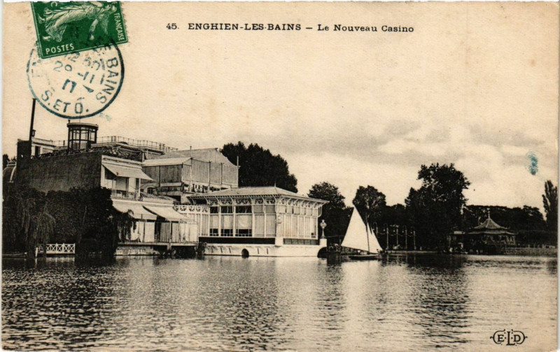 Carte postale ancienne Enghien-les-Bains -Le Nouveau Casino à Enghien-les-Bains