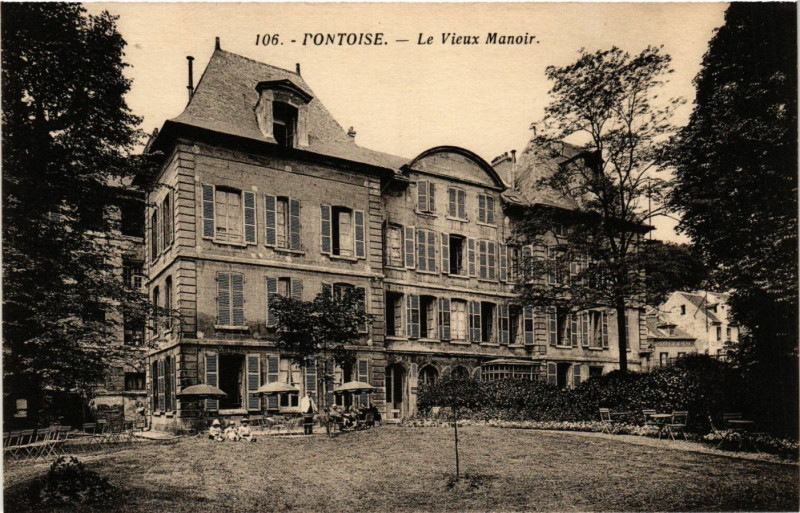 Carte postale ancienne Pontoise - Le Vieux Manoir à Pontoise