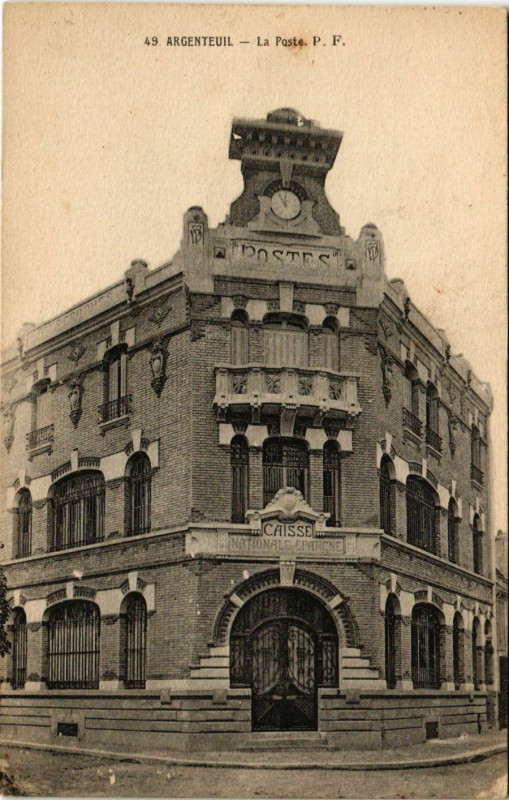 Carte postale ancienne Argenteuil - La Poste à Argenteuil