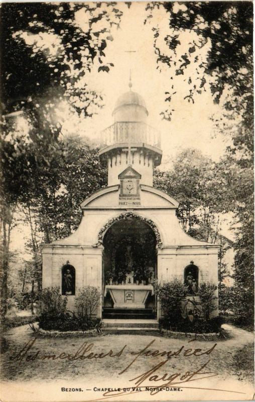 Carte postale ancienne Bezons - Chapelle du Val Notre-Dame à Bezons