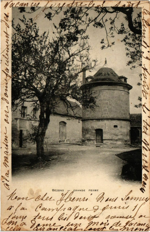Carte postale ancienne Bezons - Grande Ferme à Bezons