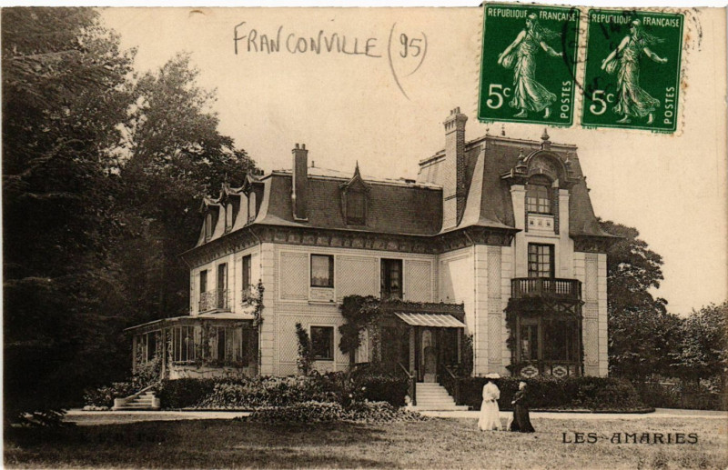 Carte postale ancienne Franconville - Les Amaries à Franconville