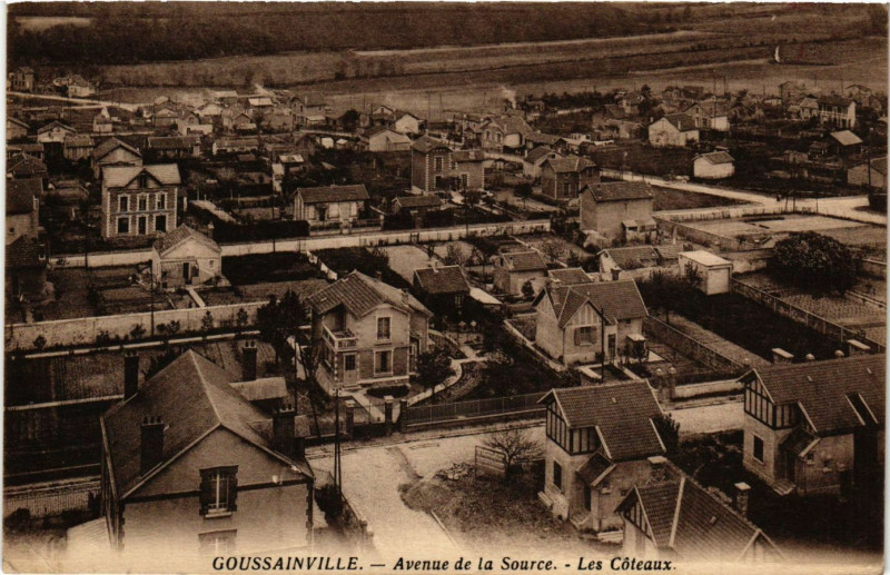 Carte postale ancienne Goussainville - Avenue de la Source - Les Coteaux à Goussainville