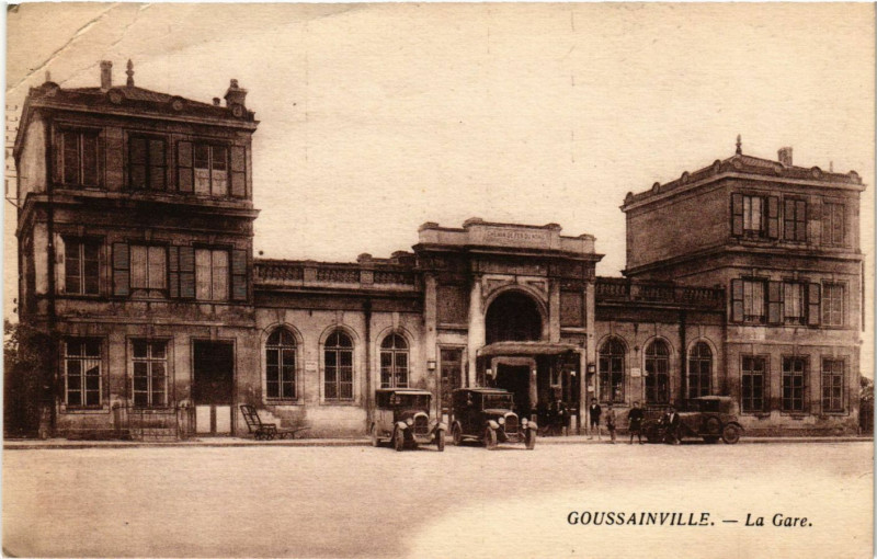 Carte postale ancienne Goussainville - La Gare à Goussainville
