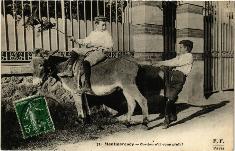 Carte postale ancienne Montmorency - Gordon s'il vous pialt! à Montmorency