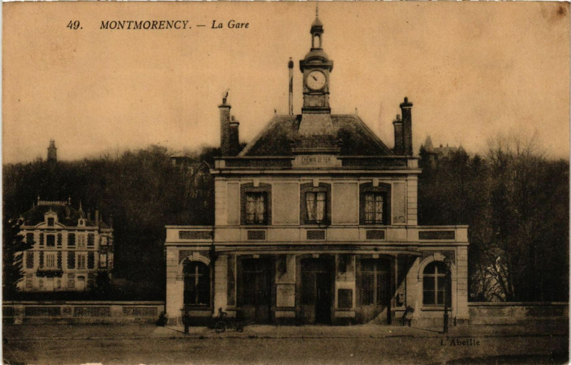 Carte postale ancienne La Gare à Montmorency