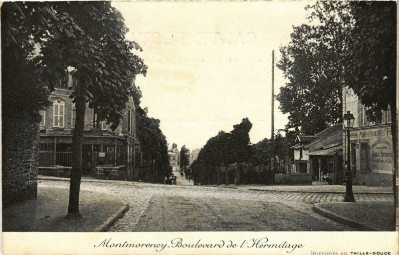 Carte postale ancienne Montmorency Boulevard de l'Hermitage à Montmorency