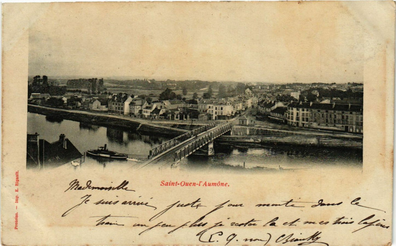 Carte postale ancienne Saint-Ouen-L'Aumóne à Saint-Ouen-l'Aumône