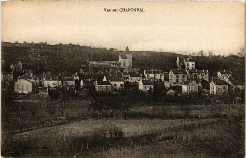 Carte postale ancienne Vue sur Chaponval