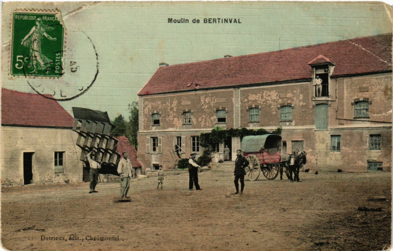 Carte postale ancienne - Moulin de Bertinval