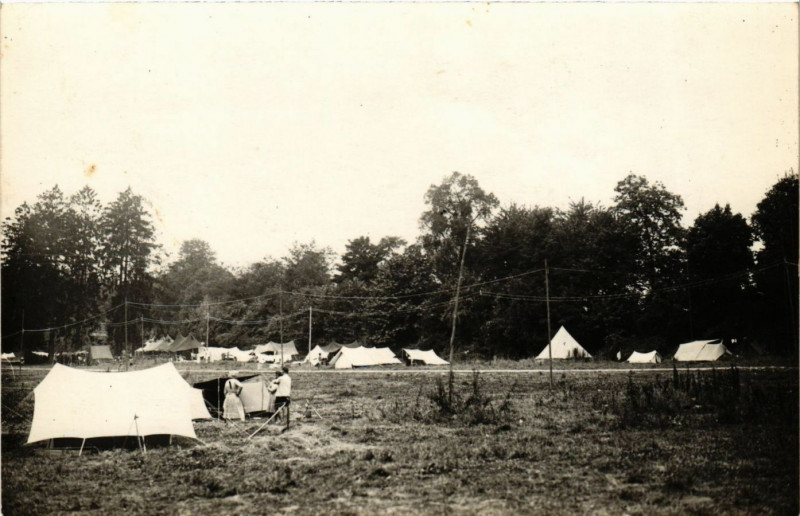 Carte postale ancienne Baillet - carte photo