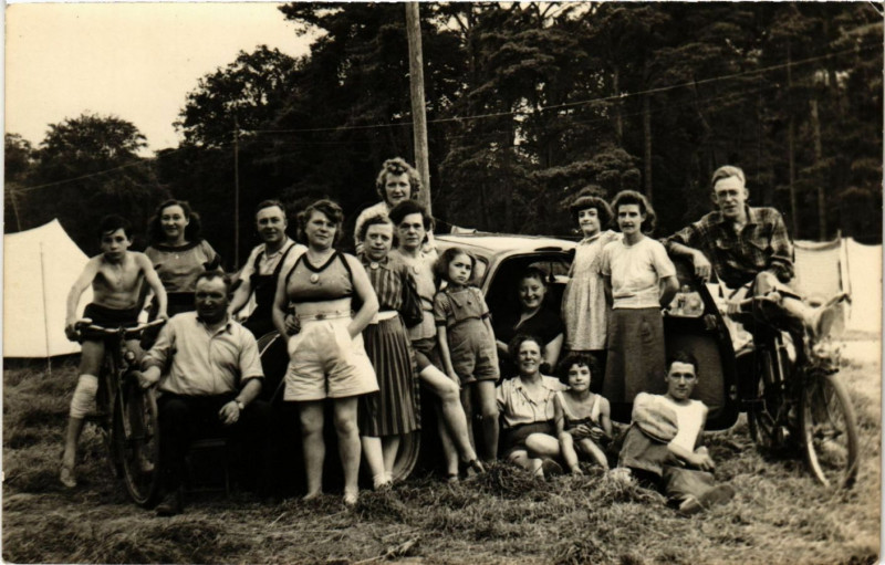 Carte postale ancienne Baillet - carte photo