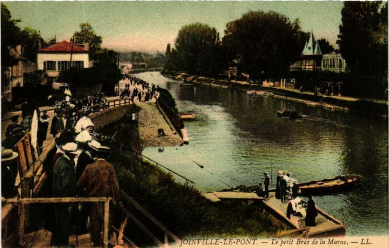 Carte postale ancienne Joinville-le-Pont Le Petit Bras de la Marne à Joinville-le-Pont