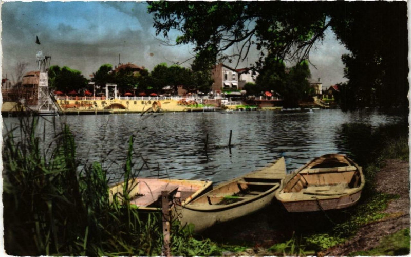 Carte postale ancienne Joinville-le-Pont La Plage Beretrat à Joinville-le-Pont