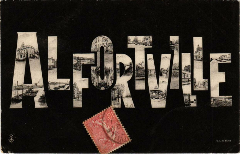 Carte postale ancienne Alfortville à Alfortville