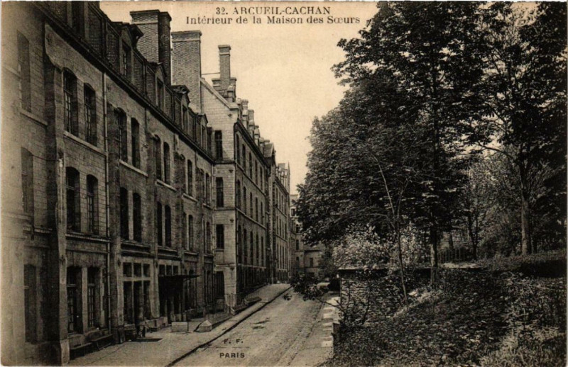 Carte postale ancienne Arceuil Cachan Intérieur de la Maiso des Soeurs à Cachan