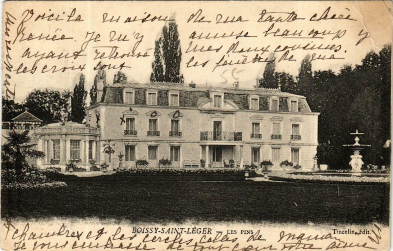 Carte postale ancienne Boissy-Saint-Leger Les Pins à Boissy-Saint-Léger