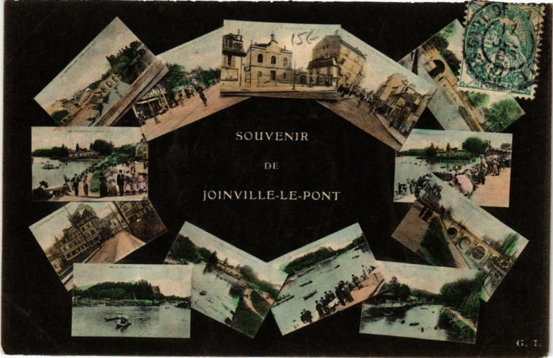 Carte postale ancienne Souvenir de Joinville-le-Pont à Joinville-le-Pont