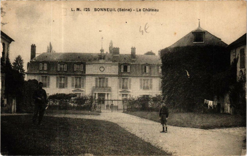 Carte postale ancienne Bonneuil Le Chateau
