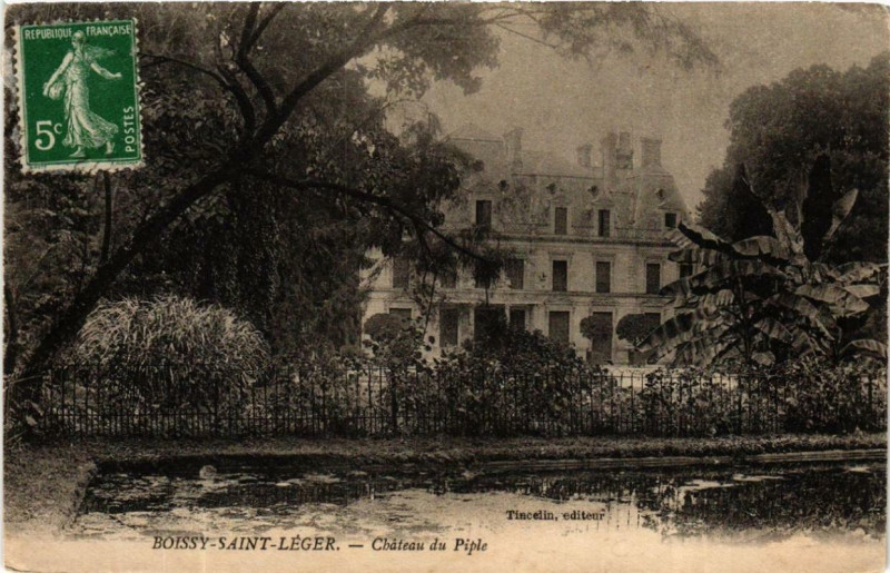 Carte postale ancienne Boissy-Saint-Leger Chateau du Piple à Boissy-Saint-Léger