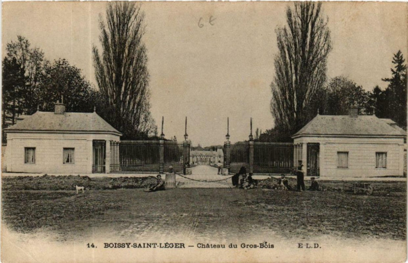 Carte postale ancienne Boissy-Saint-Leger Chateau du Gros-Bois à Boissy-Saint-Léger