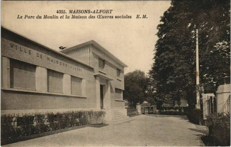 Carte postale ancienne Maisons - Alfort à Maisons-Alfort
