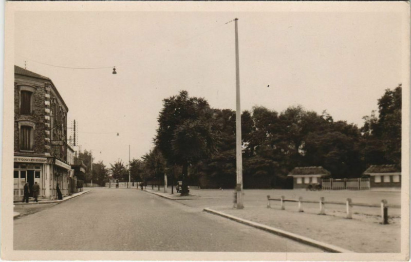 Carte postale ancienne Champigny - le tremblay - boulevard de nogent