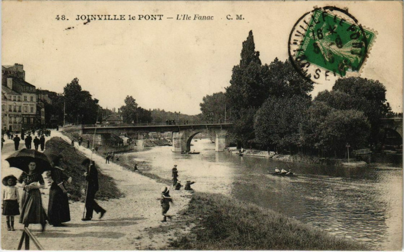 Carte postale ancienne Joinville-le-Pont L'Ile Fanac à Joinville-le-Pont