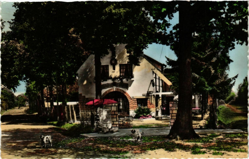 Carte postale ancienne Sucy-en-Brie Auberge Tartarin à Sucy-en-Brie