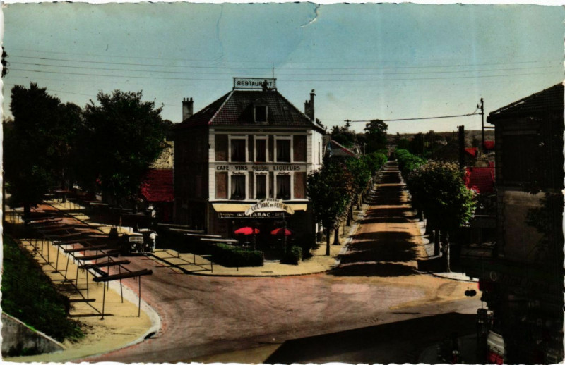 Carte postale ancienne Sucy-en-Brie Boulevard de Verdun à Sucy-en-Brie