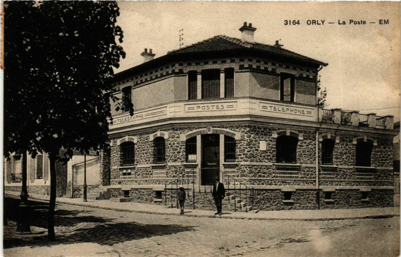 Carte postale ancienne Orly La Poste à Orly