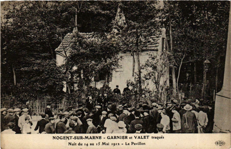Carte postale ancienne Nogent-sur-Marne Garnier et Valet traqués Le Pavillon à Nogent-sur-Marne