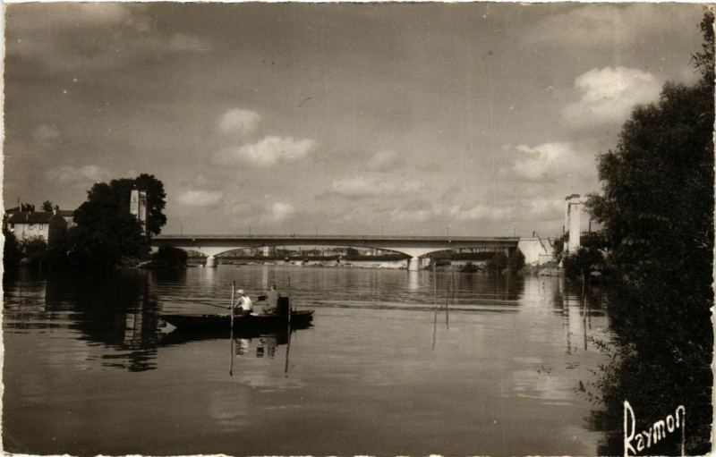 Carte postale ancienne Villeneuve-Saint-Georges Le Pont à Villeneuve-Saint-Georges