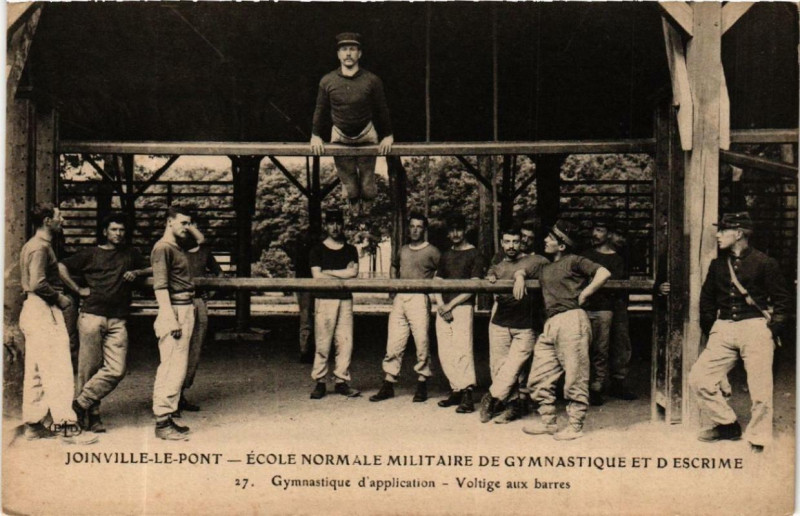Carte postale ancienne Joinville-le-Pont Ecole norm. Militaire Gymnastique d'application à Joinville-le-Pont