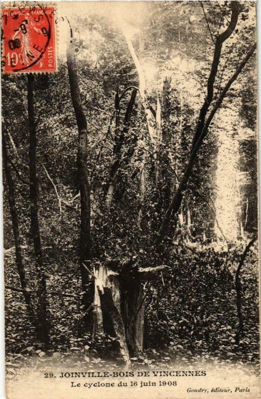 Carte postale ancienne Joinville Bois De Vincennes Le Cyclone 1908 à Vincennes