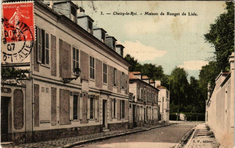 Carte postale ancienne Choisy-le-Roi Maison de Rouget de Lisle à Choisy-le-Roi