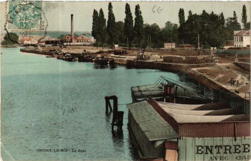 Carte postale ancienne Choisy-le-Roi Le Port à Choisy-le-Roi