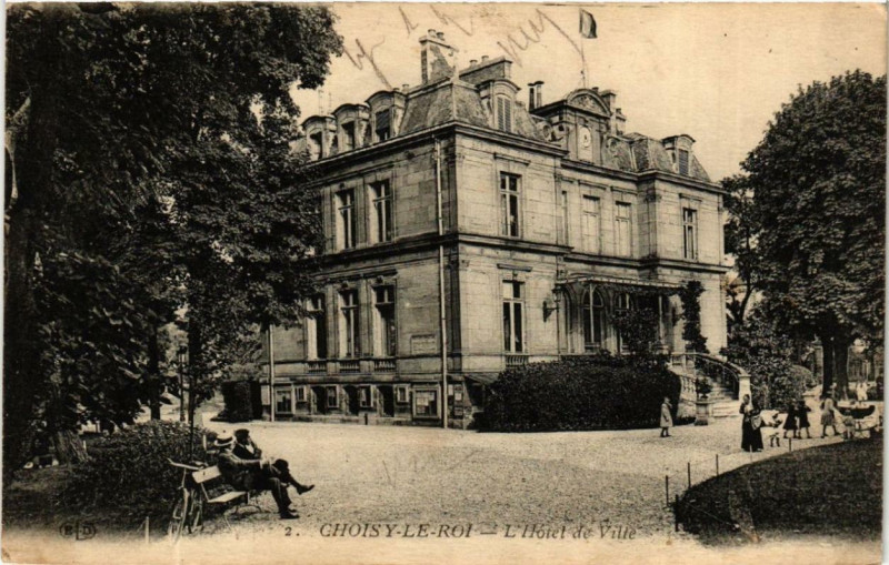 Carte postale ancienne Choisy-le-Roi L'Hotel de Ville à Choisy-le-Roi