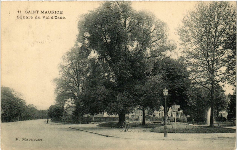 Carte postale ancienne Saint Maurice Square du Val d'Osne à Saint-Maurice