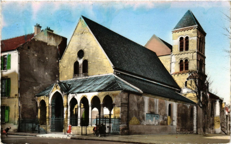 Carte postale ancienne Creteil - L'Eglise à Créteil