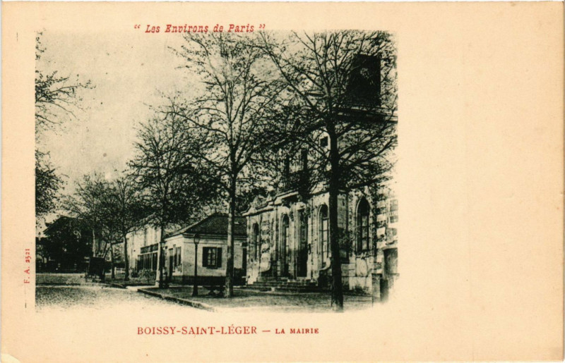 Carte postale ancienne Boissy Saint Leger - La Mairie à Boissy-Saint-Léger