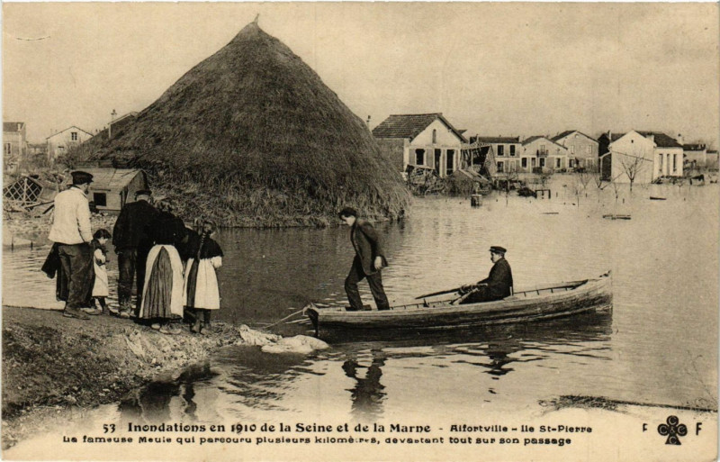 Carte postale ancienne Alfortville - L'Ile St-Pierre à Alfortville