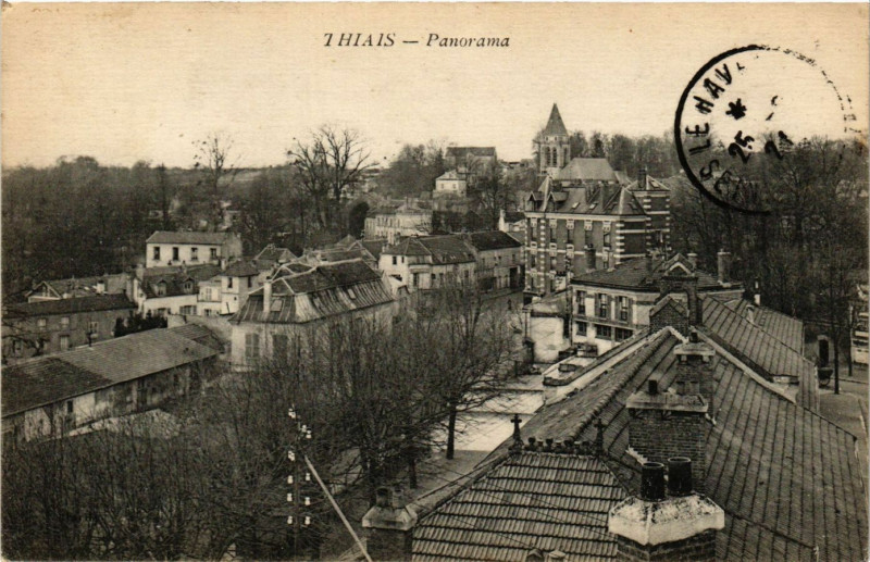 Carte postale ancienne Thiaris - Panorama
