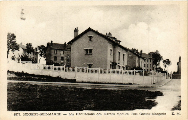 Carte postale ancienne Nogent sur Marne - Les Habitations à Nogent-sur-Marne