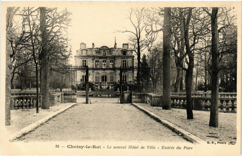 Carte postale ancienne Choisy le Roi - Le Nouvel Hotel de Ville à Choisy-le-Roi