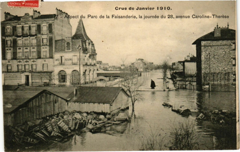 Carte postale ancienne Aspect du Parc de la Faisanderie