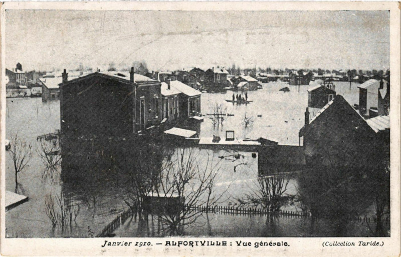 Carte postale ancienne Alfortville - Vue generale à Alfortville