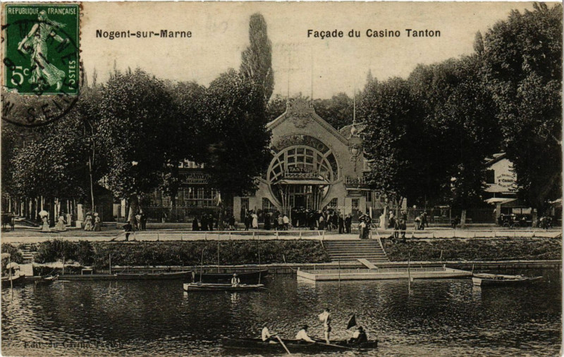 Carte postale ancienne Nogent sur Marne - Facade du Casino Tanton à Nogent-sur-Marne